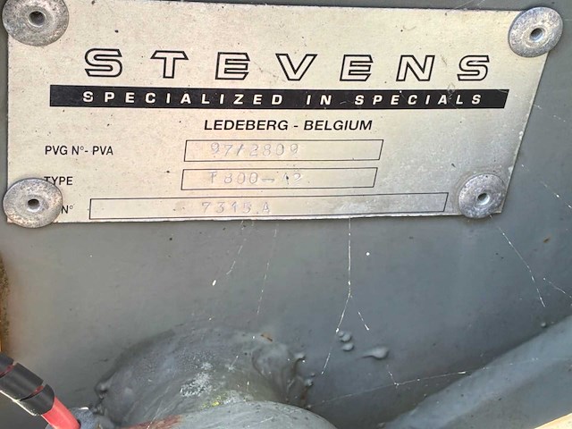 Stevens t800-a2 hydraulische container aanhangwagen - afbeelding 10 van  26