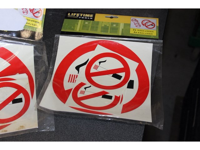 Stickers niet roken 35 stuks in ds 16 - afbeelding 2 van  3