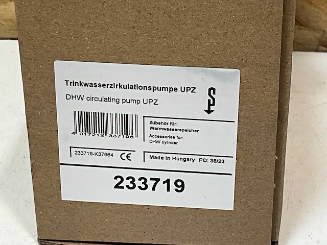 Stiebel eltron 233719 ciculatiepomp upz met regelthermostaat - afbeelding 3 van  3