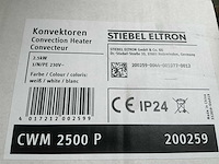 Stiebel eltron cwm 2500 p elektrische wand convector - afbeelding 3 van  3