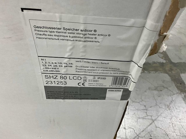 Stiebel eltron shz lcd elektrische boiler (3x) - afbeelding 5 van  6