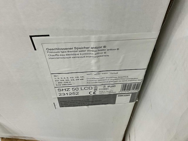 Stiebel eltron shz lcd elektrische boiler (3x) - afbeelding 6 van  6