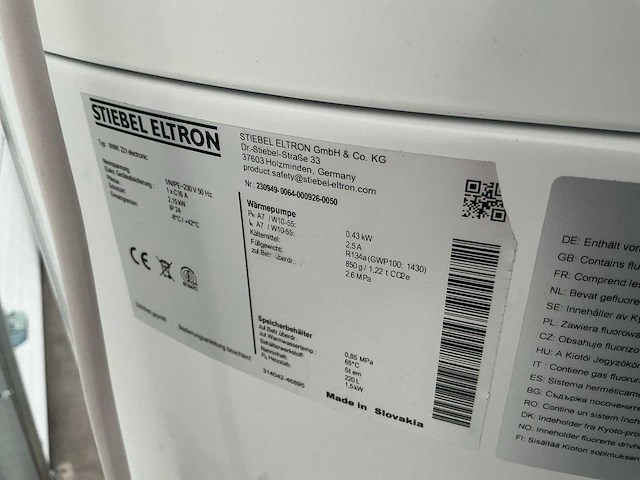 Stiebel eltron wwk 221 electronic warmtepompboiler - afbeelding 6 van  6