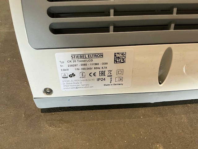 Stiefel eltron ck20 wandverwarming (3x) - afbeelding 4 van  4