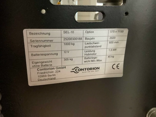 Stier sel-10 elektrische palletstapelaar - afbeelding 7 van  7