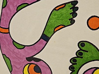 Stift op papier tekening, tonnie voorn, 1999 - afbeelding 3 van  3