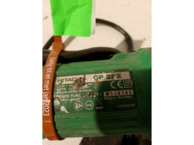 Stifttol 6mm 230v, hitachi, gp2, 2011 - afbeelding 6 van  6