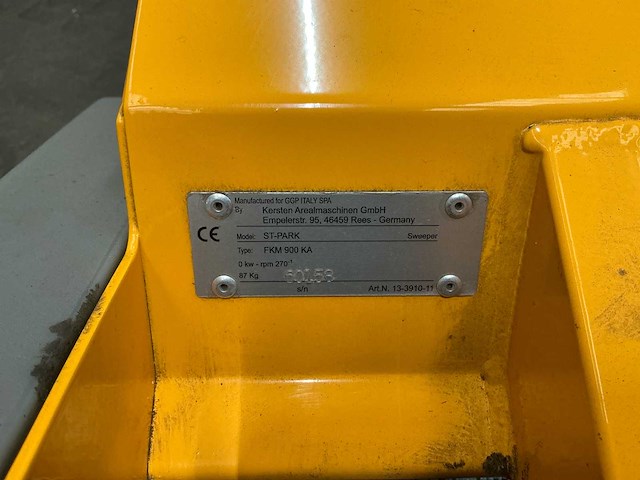 Stiga - st-park sweeper - fkm 900 ka - bezem - afbeelding 5 van  13