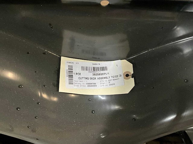 Stiga / castelgarden 3825650711 maaidek tc122 - afbeelding 4 van  4