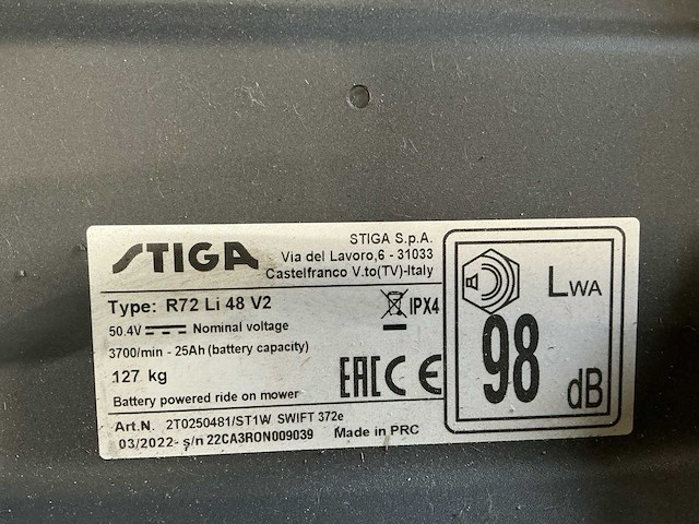 Stiga r72 grasmaaier - afbeelding 14 van  16