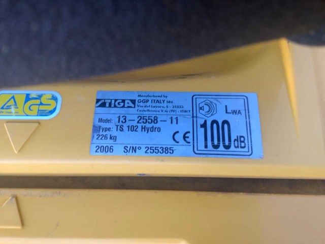 Stiga ts 102 hydro zitmaaier - afbeelding 3 van  11