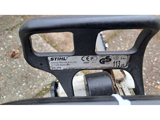 Stihl - 2007 - ms 200 - kettingzaag - afbeelding 4 van  4