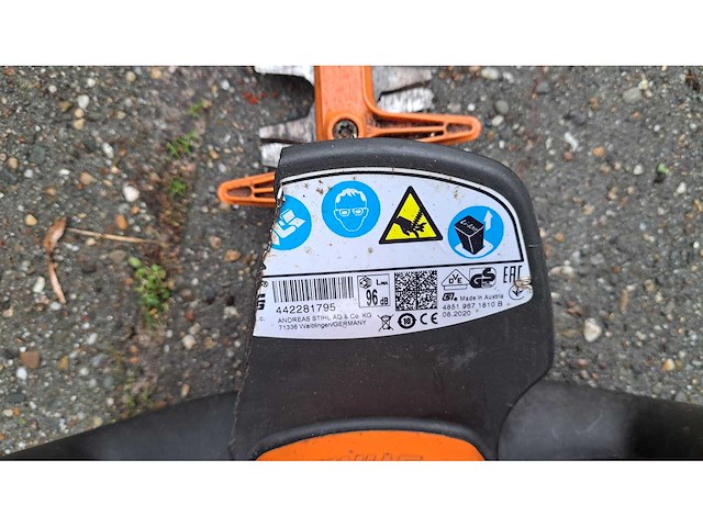 Stihl - 2020 - hsa 86 - heggenschaar - afbeelding 4 van  4