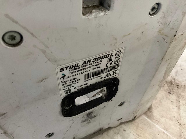 Stihl - ar3000l - rugzak-accu - afbeelding 4 van  8