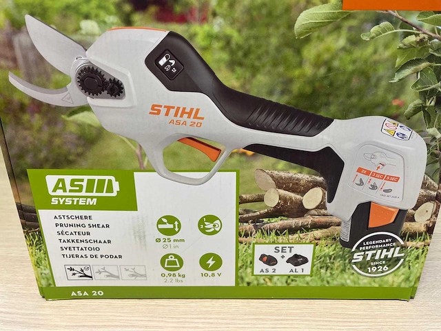 Stihl - asa20 - snoeischaar met accu en lader - afbeelding 1 van  7