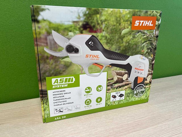 Stihl - asa20 - snoeischaar met accu en lader - afbeelding 2 van  7