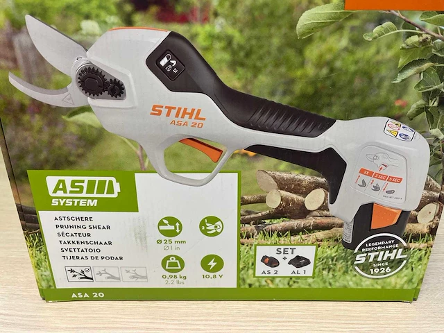 Stihl - asa20 - snoeischaar met accu en lader - afbeelding 2 van  9