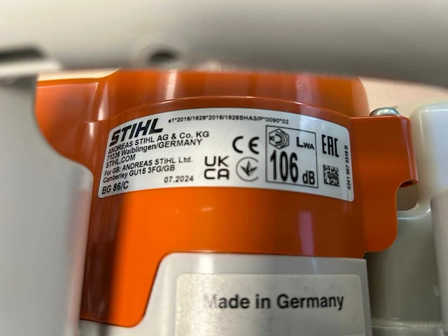 Stihl - bg86 - benzine bladblazer - afbeelding 8 van  8