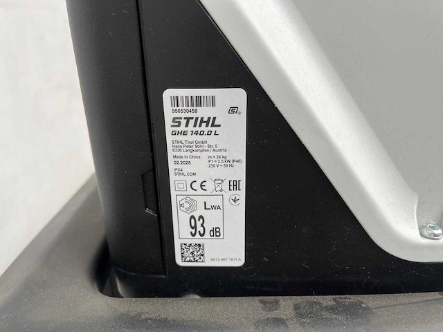 Stihl - ghe140l - houthakselaar - afbeelding 2 van  4