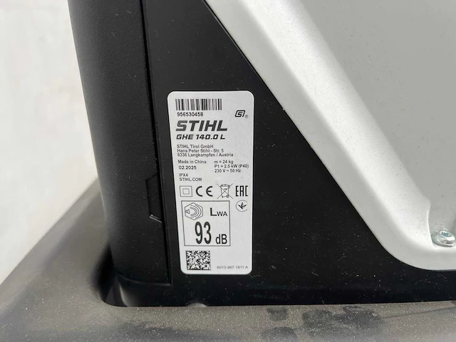 Stihl - ghe140l - houthakselaar - afbeelding 7 van  9