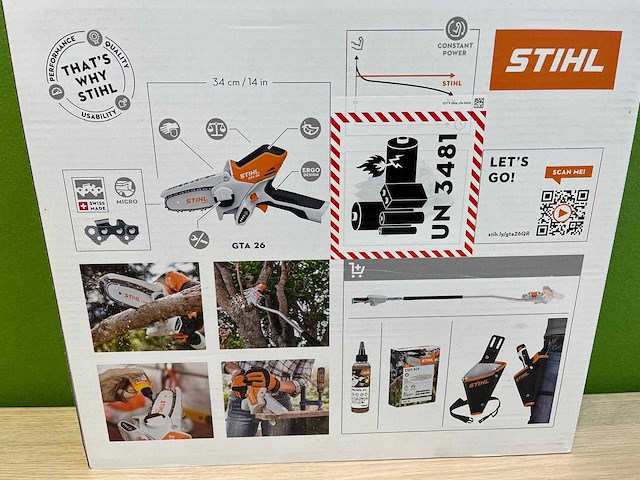 Stihl - gta26 - accu snoeischaar - afbeelding 10 van  11