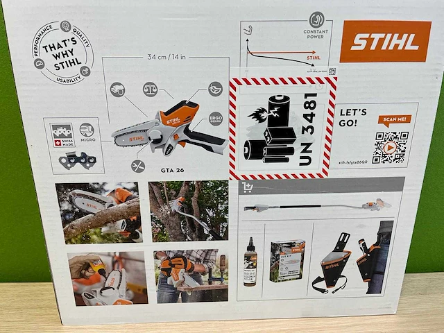 Stihl - gta26 - accu snoeischaar - afbeelding 10 van  11
