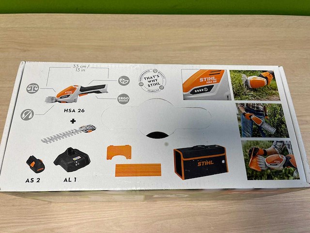 Stihl - hsa26 - accu gras- en buxusschaar met accu en lader - afbeelding 10 van  11