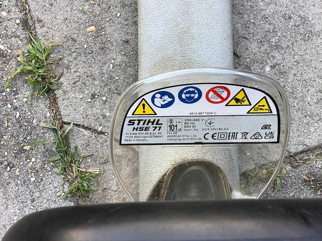 Stihl - hse 71 - heggenschaar - afbeelding 4 van  5