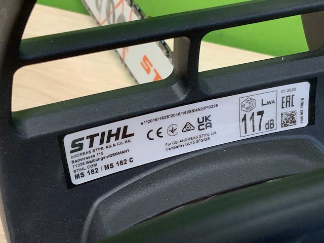 Stihl - ms 182 - kettingzaag - afbeelding 6 van  8
