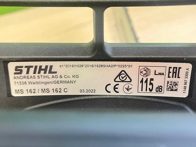 Stihl - ms162 - kettingzaag - afbeelding 6 van  9