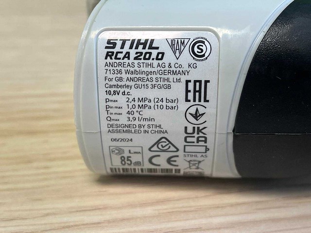 Stihl - rca20 - hogedrukreiniger - afbeelding 4 van  10