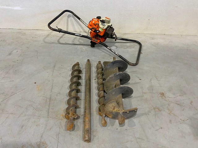Stihl 4308 grondboor met 3 boren - afbeelding 2 van  10