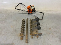 Stihl 4308 grondboor met 3 boren - afbeelding 2 van  10