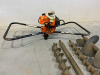 Stihl 4308 grondboor met 3 boren - afbeelding 4 van  10