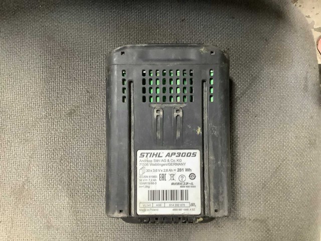 Stihl ap300s accu - afbeelding 3 van  3