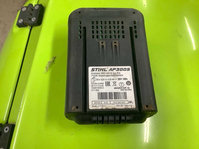 Stihl ap300s accu's - afbeelding 3 van  3