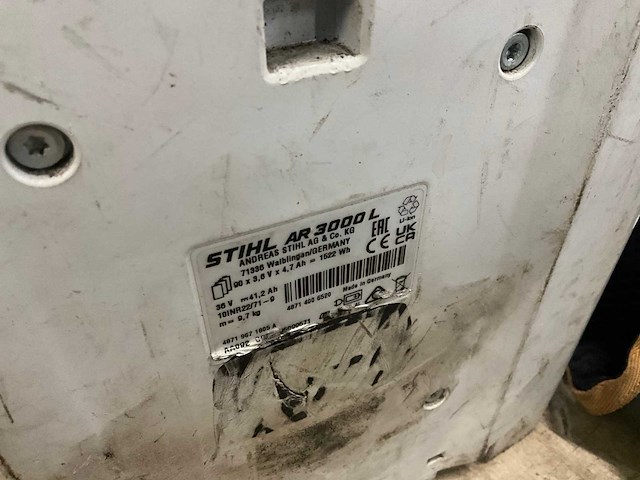Stihl ar3000l rugzak-accu - afbeelding 2 van  4