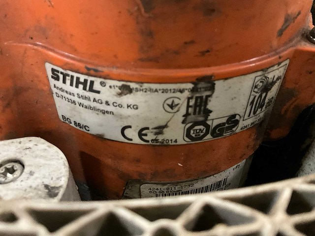 Stihl bg86 bladblazer - afbeelding 4 van  4