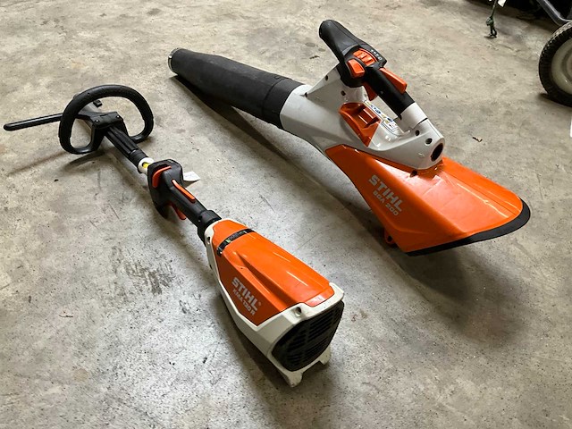 Stihl bga 200 en kma 130r bladblazer en combimotor (2x) - afbeelding 2 van  6