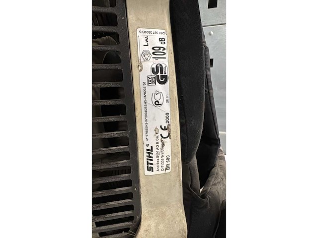 Stihl br 600 bladblazer - afbeelding 6 van  7