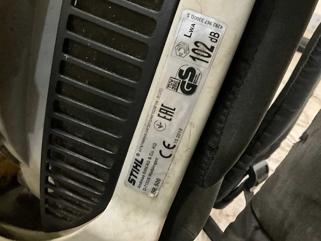 Stihl br500 rugzak bladblazer - afbeelding 5 van  6