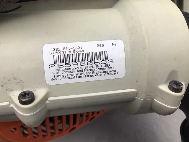 Stihl br550 bladblazer - afbeelding 3 van  4