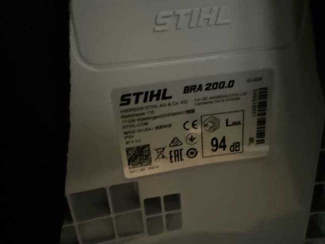 Stihl bra 200 rug bladblazer - afbeelding 8 van  8
