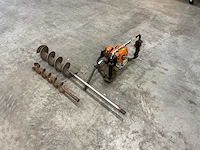 Stihl bt120c benzine grondboor - afbeelding 3 van  6