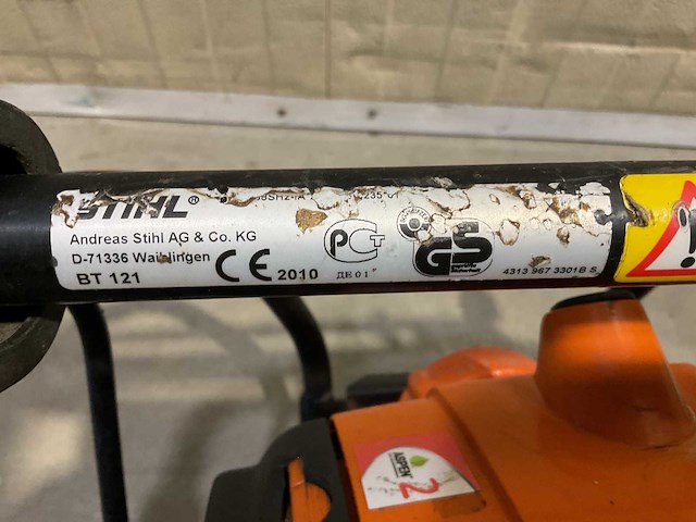 Stihl bt121 grondboor - afbeelding 3 van  3