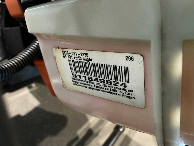 Stihl bt131 grondboor - afbeelding 5 van  5