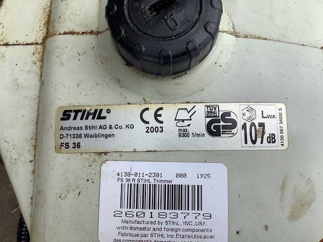 Stihl fs 36 bosmaaier - afbeelding 4 van  4