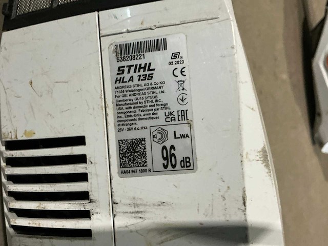 Stihl hla135 heggenschaar - afbeelding 7 van  7