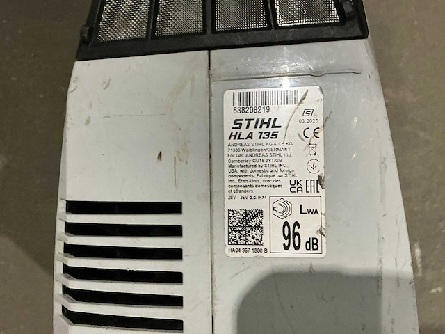 Stihl hla135 heggenschaar - afbeelding 3 van  3