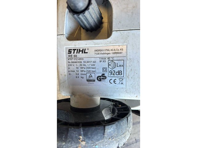 Stihl hogedrukreiniger - afbeelding 3 van  3